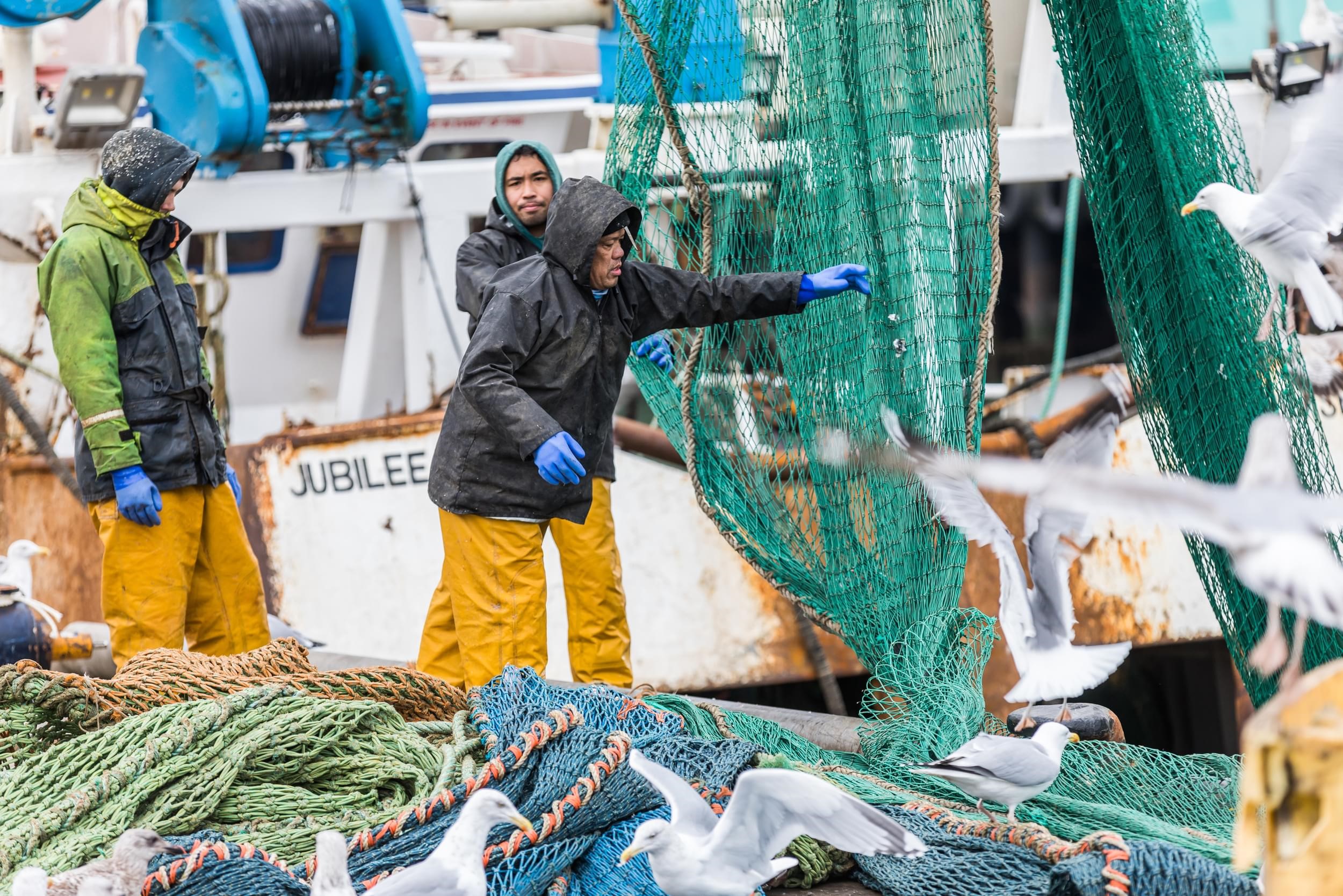 Fishermen in Peterhead