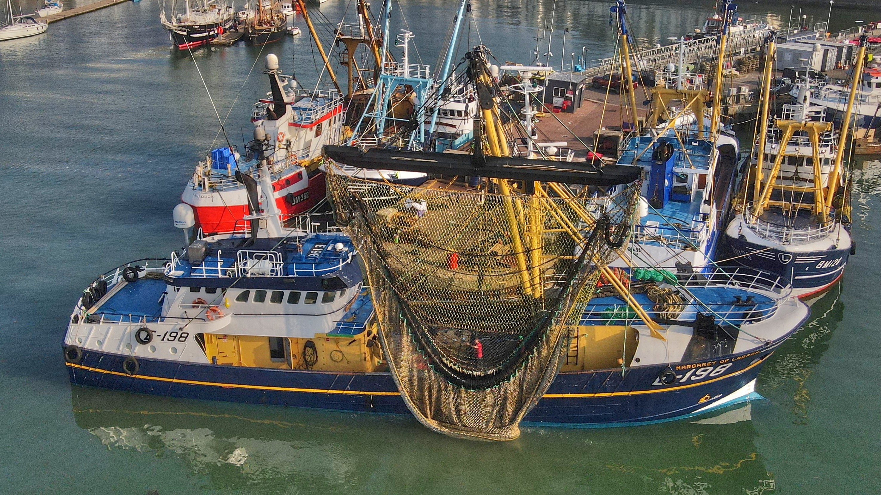 A Sumwing Beam Trawl on the vessel Margaret of Ladram