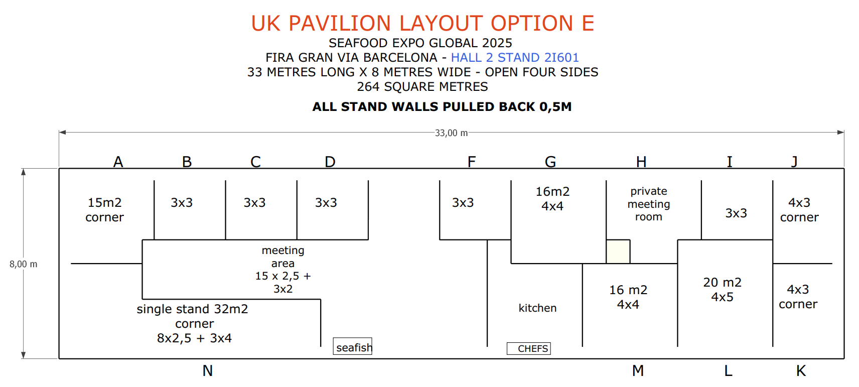 Floor plan of China expo space